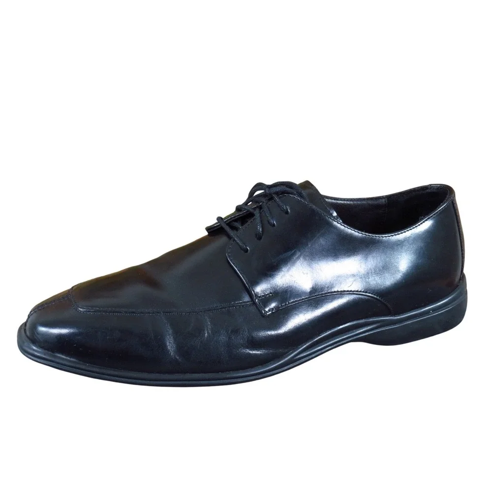 Cole Haan Air Giraldo Mens Apron Toe Oxford 10.5‎ M Dress Shoes Black Leather